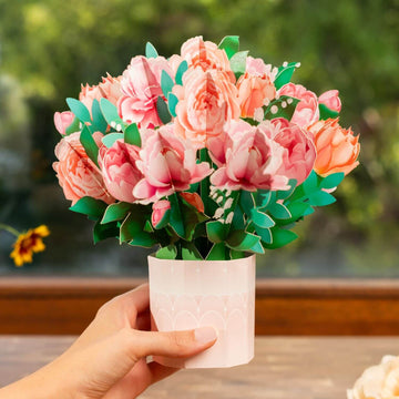 Pfingstrosen Pop-Up Blumenstrau?