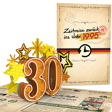 Zur¨¹ck ins Jahr 1995 Pop-Up Karte