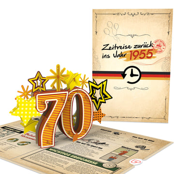 Zur¨¹ck ins Jahr 1955 Pop-Up Karte