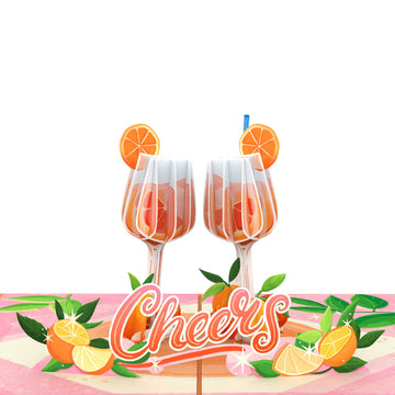 Bleib Spritzig Pop-Up Karte