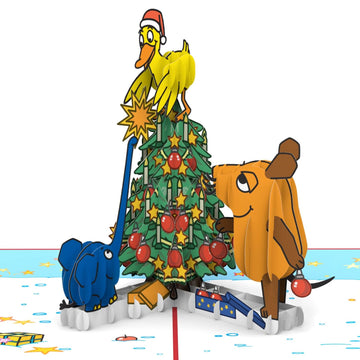 The Mouse? Christmas Tree Pop-Up Card