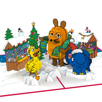 The Maus? Christmas market Pop-Up Card