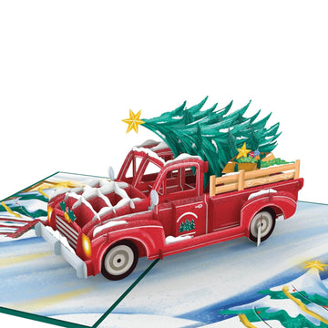 Driving Home for Christmas Pop-Up Card