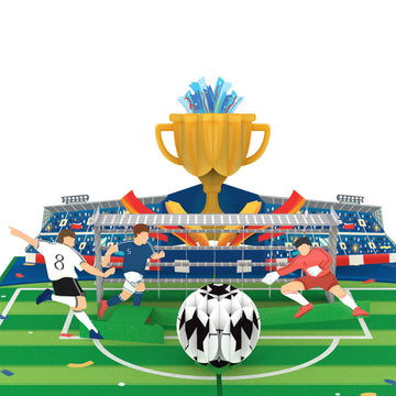 Fu?ball Champions Pop-Up Karte