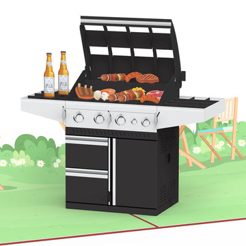 Gas grill Pop-Up Card