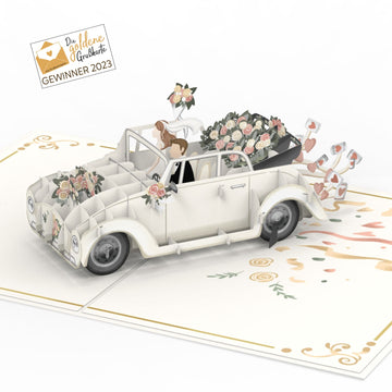 Wedding car Pop-Up Card