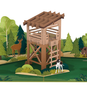 Hunter Pop-Up Card