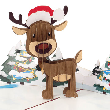 Reindeer Pop-Up Card