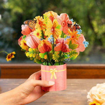 Wildblumen Pop-Up Blumenstrau?