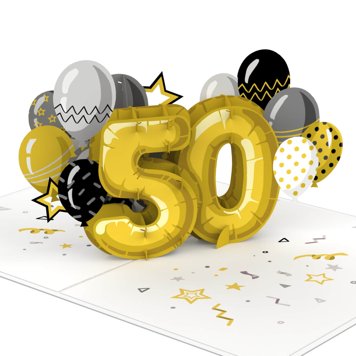 50th birthday Pop-Up Card