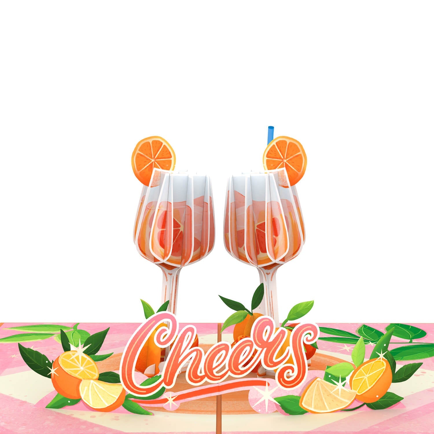 Bleib Spritzig Pop-Up Karte