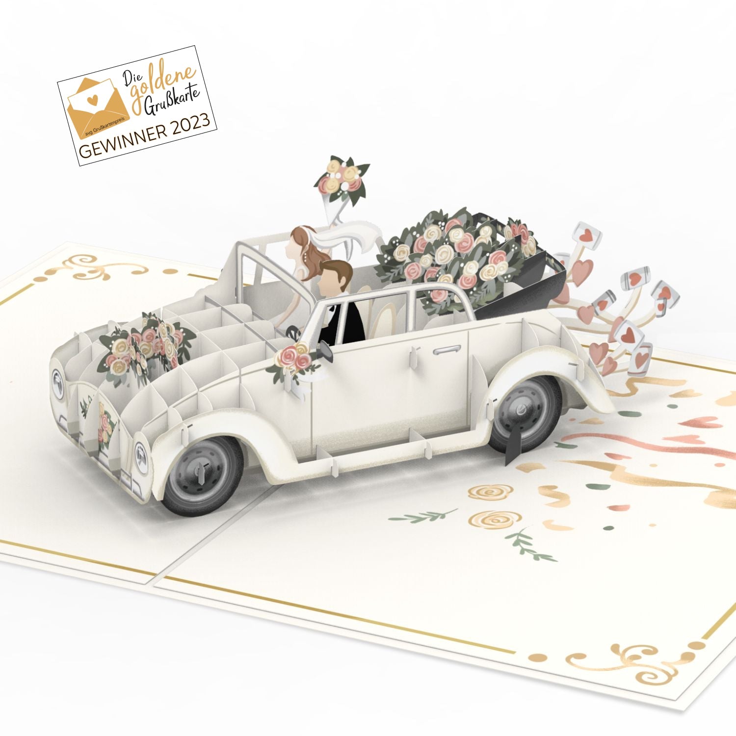Wedding car Pop-Up Card
