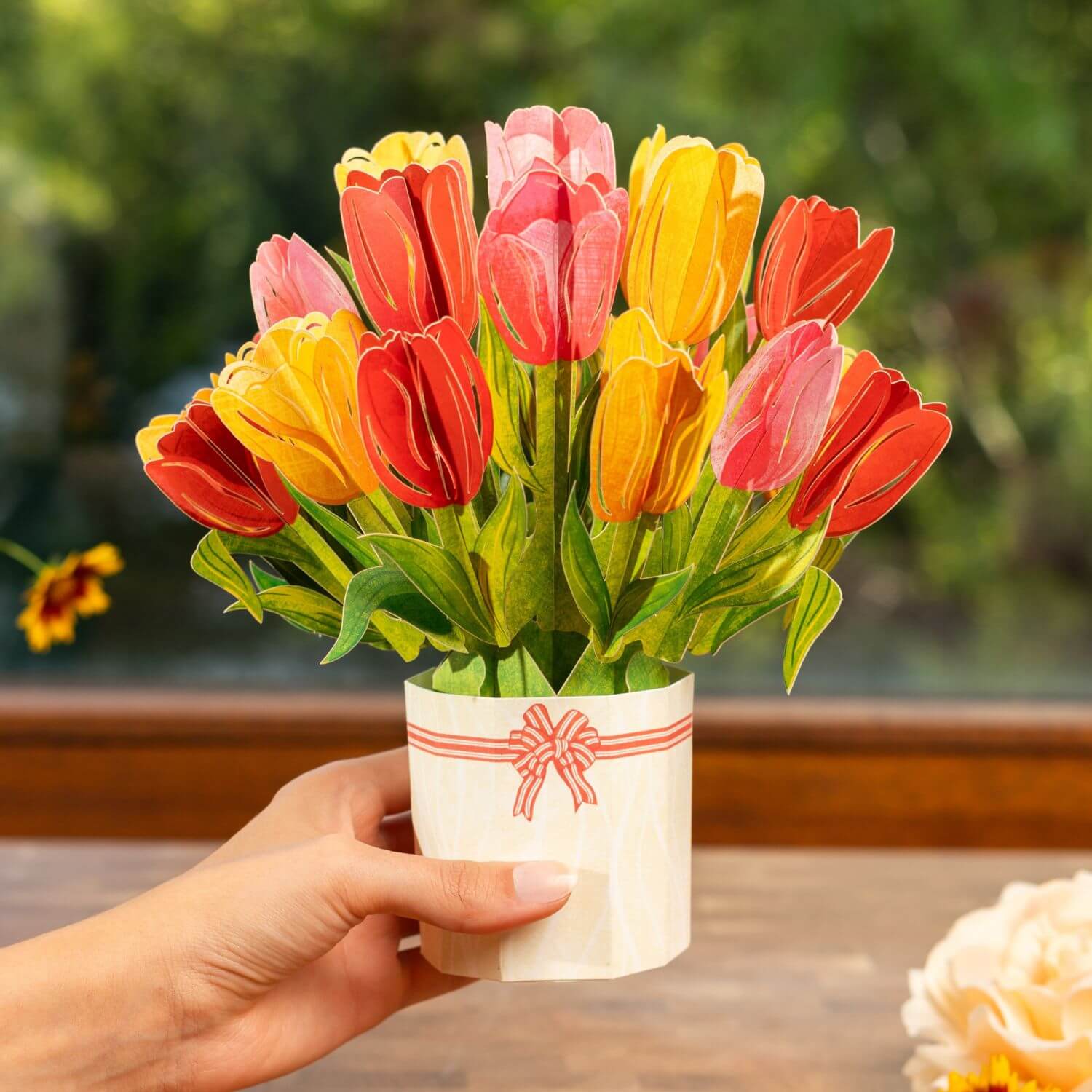 Tulpen Pop-Up Blumenstrau?